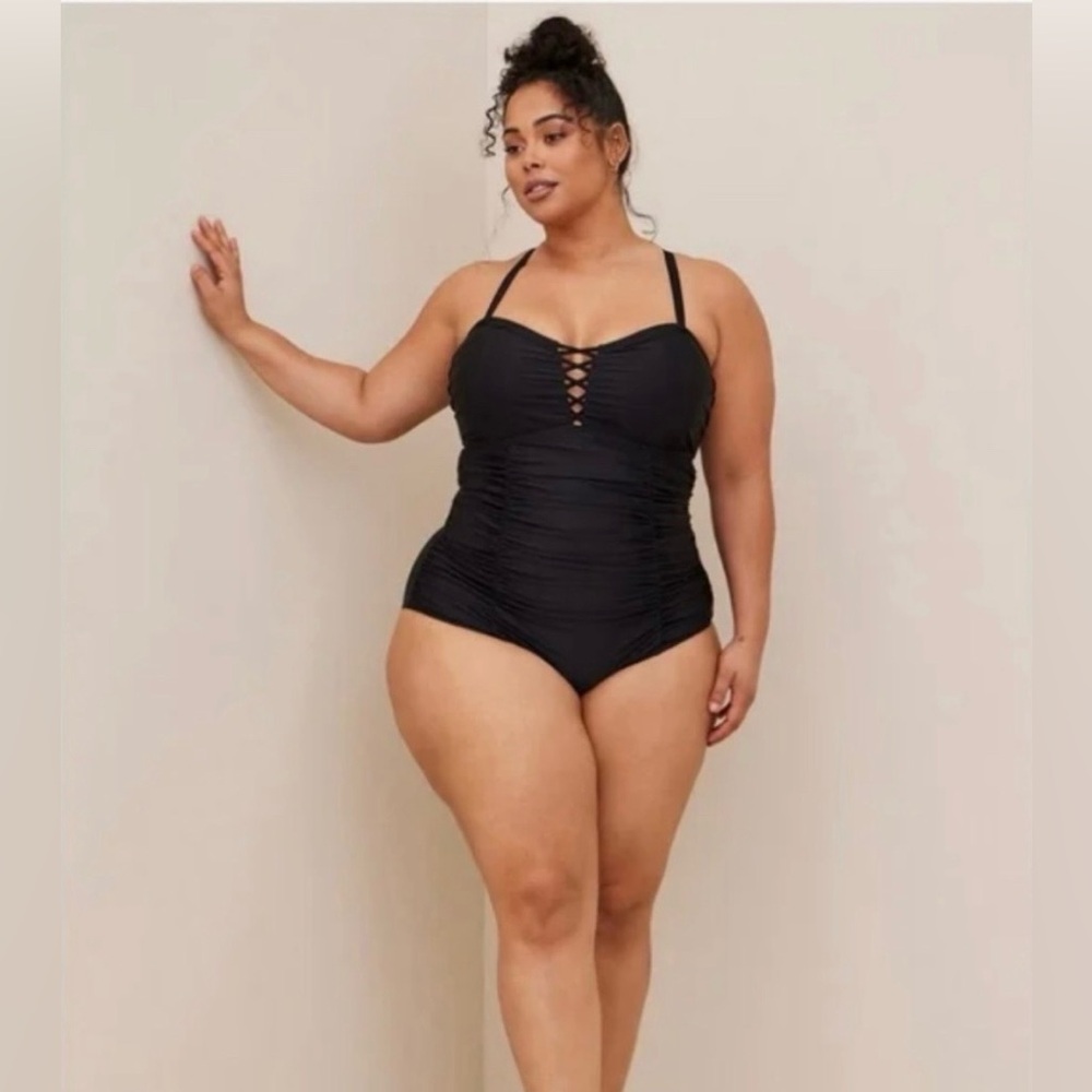 Torrid Black Women's Swimwear - Picture 1 of 5